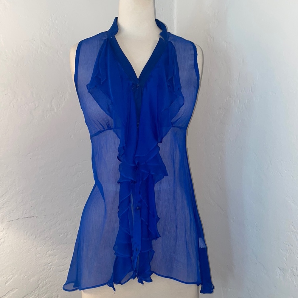 William Rast Ruffle Blouse